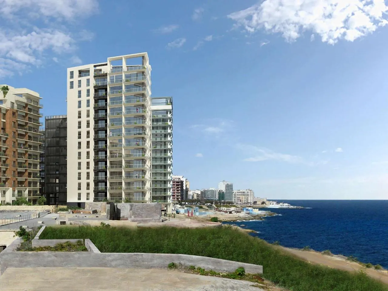 Luxury Apartment Tigne Point With Pool Sliema Malta